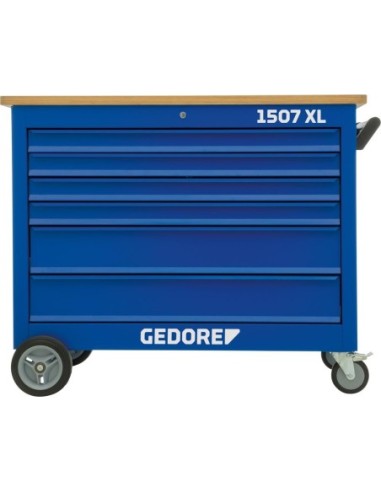 Banco trabajo c/ ruedas 1507XL c/ 7 cajones 1250x550x985mm GEDORE