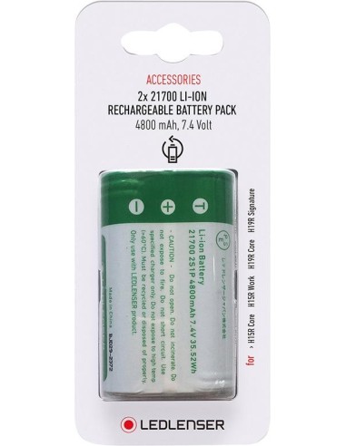 Batería de repuesto 2x21700 3,7V 4800mAh Ledlenser