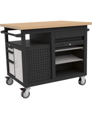 Banco de trabajo sobre ruedas 1120x790x1005mm FORTIS