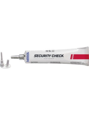 Markal Security-Check barniz de sellado, rojo