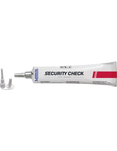 Markal Security-Check barniz de sellado, rojo
