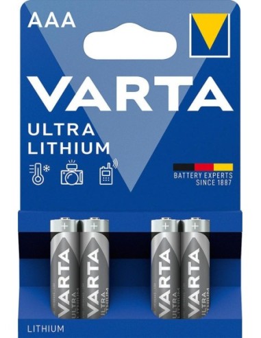 Batería Professional AAA de litio blíster de 4 ud.VARTA
