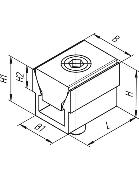 Cuña doble de tensor fuerza de apriete 8,8kN MITEE-BITE