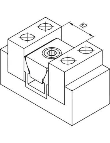 Cuña doble de tensor fuerza de apriete 1,3kN MITEE-BITE