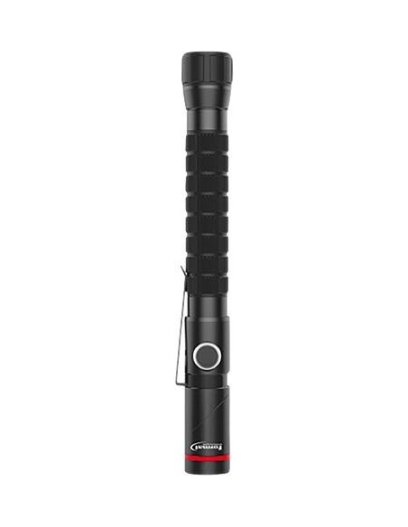 Bolígrafo-linterna de batería 90/350Lumen con cabezal orientable.