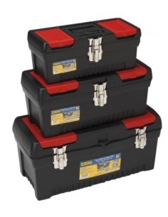 ALYCO 192829 CONJUNTO DE 3 CAJAS DE PLÁSTICO