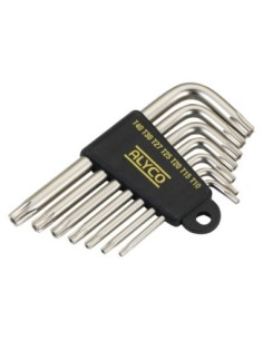 ALYCO 193061 Juego de llaves torx inviolables
