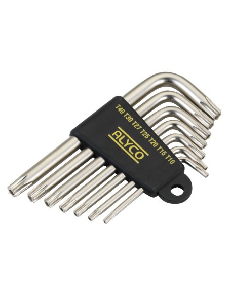 ALYCO 193061 Juego de llaves torx inviolables