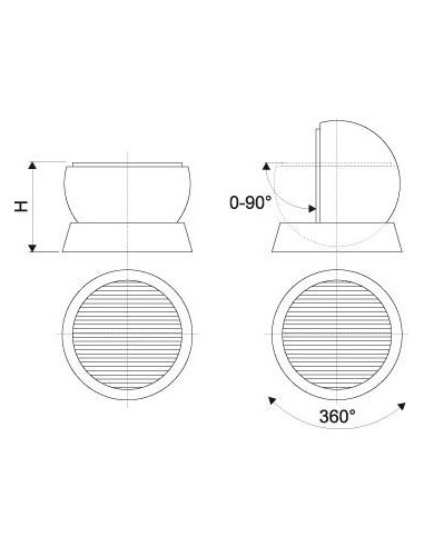 Bola sujeción magnética ERGOBall 130mm plata FLAIG