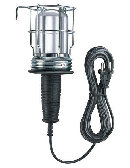 Aplique lámpara de taller con clavija Shucko (60W)