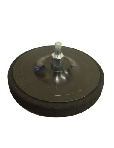 Base soporte flexible para bonetes de pulir con cordón