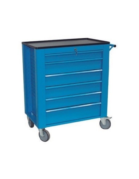 CARRO P/HERRAMIENTAS MWGR84 - AZUL 6 CAJONES