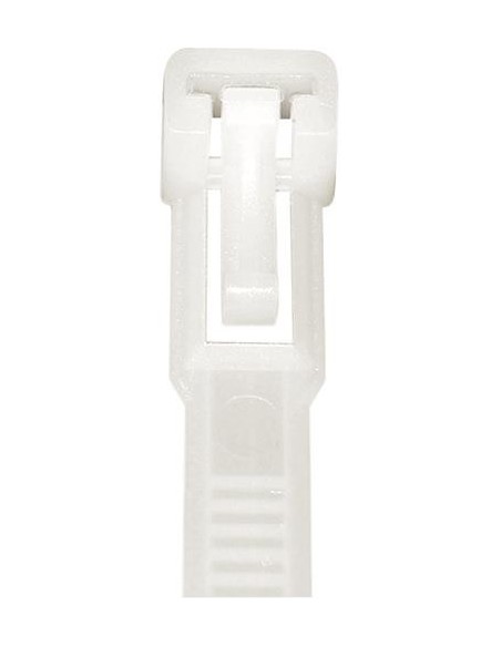 Brida nailon natural 280x7,5mm a100 pzas. desmontable SapiSelco