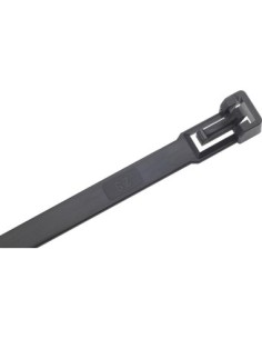 Brida de nailon negra 280x3,5mm a100 pzas. desmontable SapiSelco
