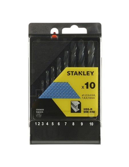 Cassette con 10 brocas HSS-R para metal