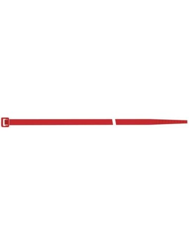 Brida nailon rojo 280x4,5mm de 100 u. SapiSelco