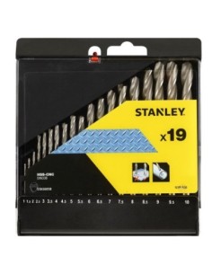 Cassette con 19 brocas HSS-CNCpara meta