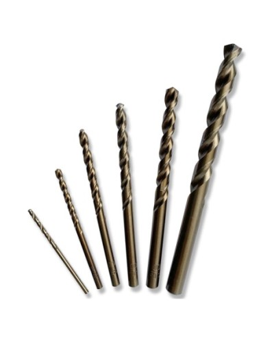 Cassette con 6 brocas de cobalto HSS-E