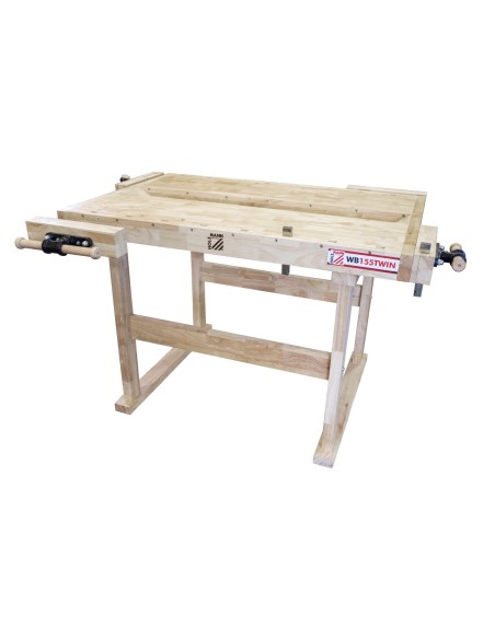 Banco de Madera doble | WB155TWIN Holzmann