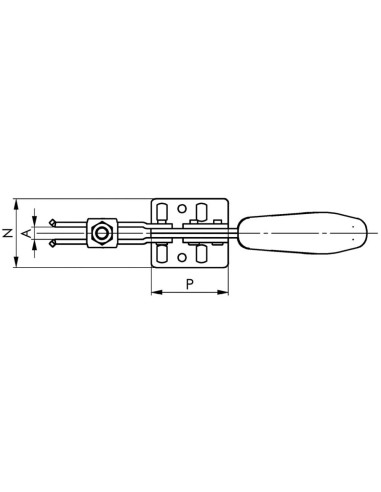 Brida horizontal 6830 tam.0 AMF