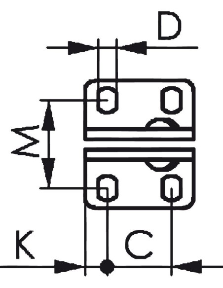 Brida vertical 6800 tam.1AMF
