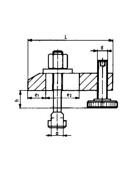 Brida sujeción DIN6314V reforzada 18/13-48mm