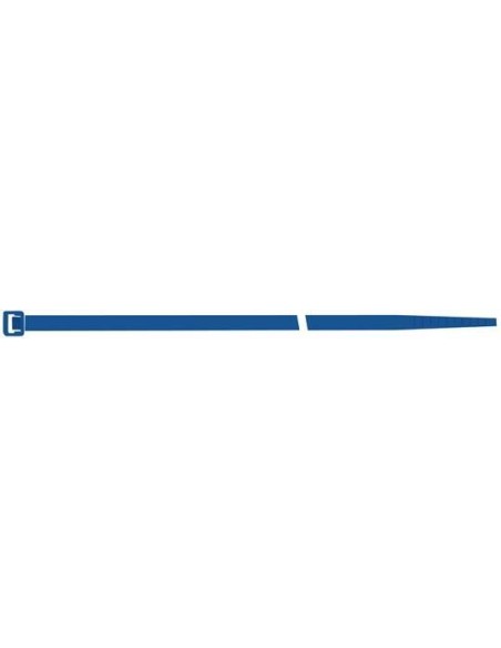 Brida de nailon azul 100x2,5mm a100 pzas. SapiSelco
