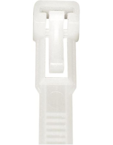 Brida nailon natural 360x7,5mm de 100 u. SapiSelco desmontable
