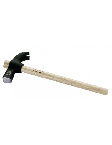 Alyco 196565 martillo de uña curva con mango de madera