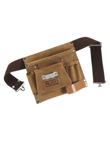 Alyco 196894 bolsa individual de cuero con cinturón