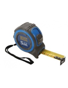 Alyco 197303 flexómetro metálico metrica-pulgadas cuerpo bimaterial