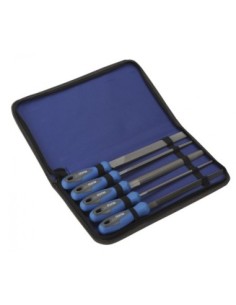 Alyco 197554 juego de 5 limas bastas en bolsa de nylon