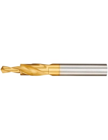 Broca escalonada HSS TiN agujero pasante 180grados M6 GÜHRING