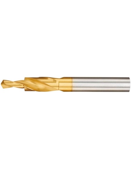 Broca escalonada HSS TiN agujero pasante 180grados M10 GÜHRING