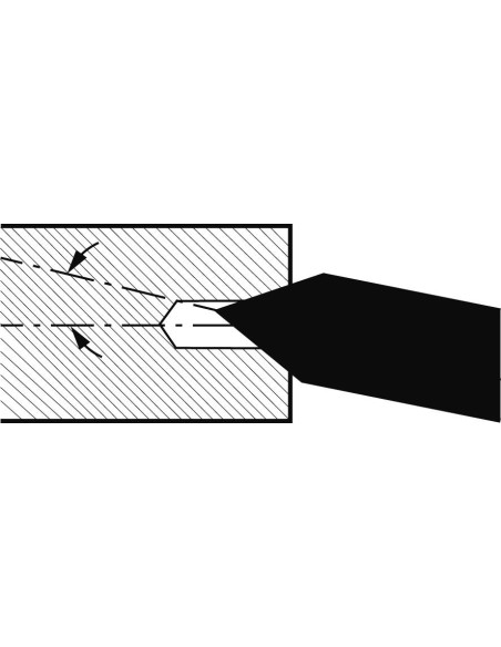 Broca centrar DIN333 HSS forma B 120grados 6,30mm