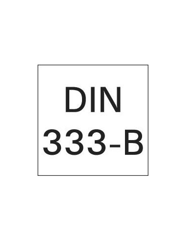 Broca centrar DIN333 HSS forma B 120grados 6,30mm
