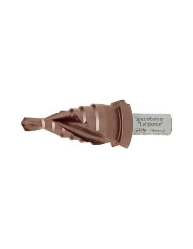 Broca escalonada para vallas de seguridad HSS TiCN 6-18mm EXACT
