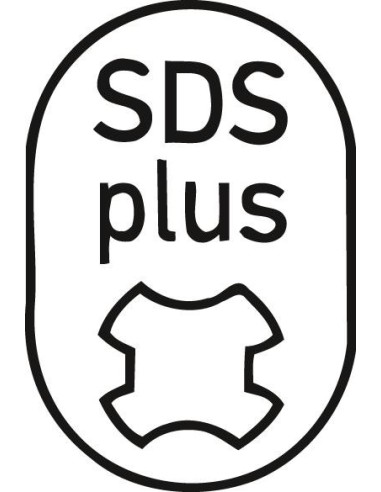 Broca con extracción de polvo SDS EXPERT CLEAN plus-8X 6 x 100x225mm Bosch