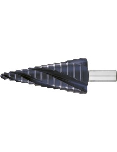 Broca escalon. HSS TiAlN Ranura espiral cuádruple 4-20mm EXACT