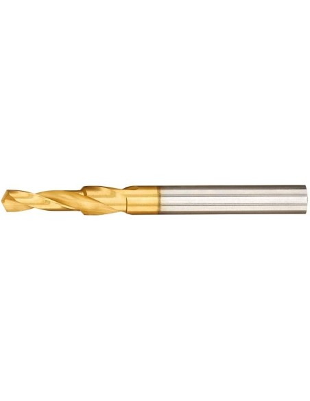 Broca escalonada HSS TiN agujero roscado 90grados M10 GÜHRING