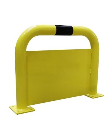 BARRERA PROTECCIÓN BARP6075NJ C/CHAPA ANTIGOLPES - NEGRO/AMARILLO Ø76mm