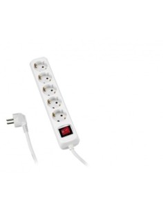 ALYCO 199445 Base múltiple con interruptor 5 enchufes