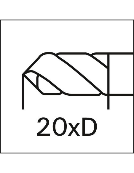 Brocas espirales MDI 2,5mm 20xD rfr i HA SUPRAFORMAT GT