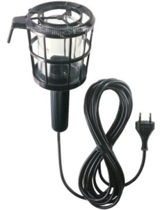 Aplique lámpara de taller con clavija europea (60W)