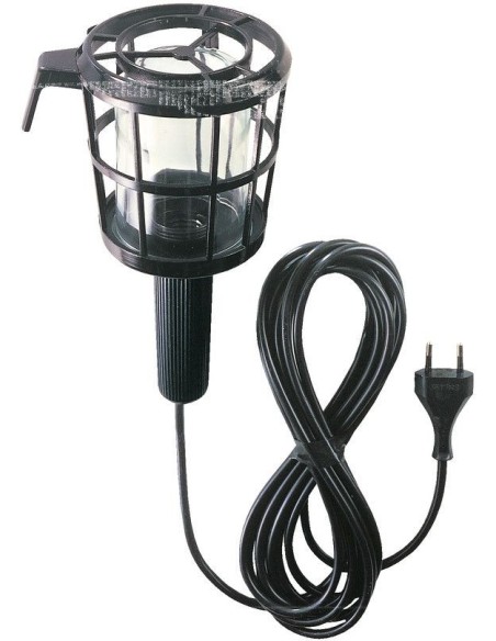 Aplique lámpara de taller con clavija europea (60W)
