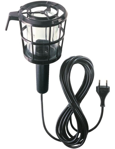 Aplique lámpara de taller con clavija europea (60W)