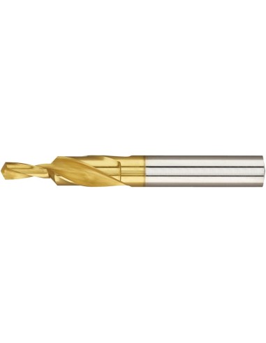 Broca escalonada HSS TiN Agujero pasante 90grados M3 GÜHRING