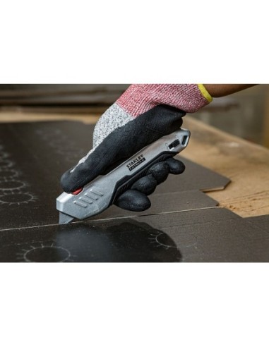 Cuchillo de seguridad con gatillo con cuerpo metálico