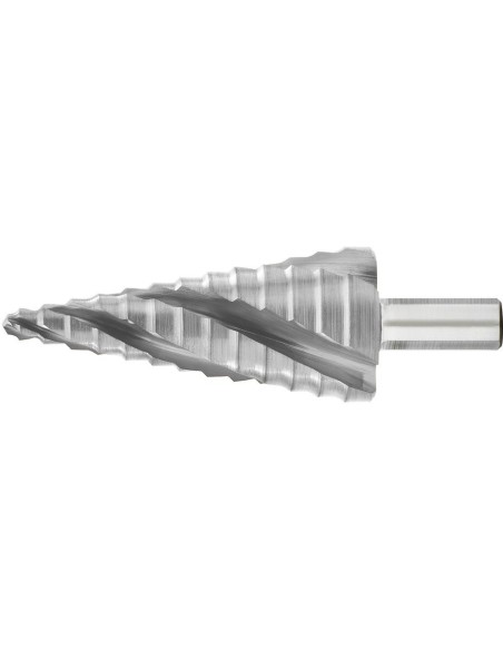 Broca escalon. HSS Ranuraespiral cuádruple 4-20mm EXACT