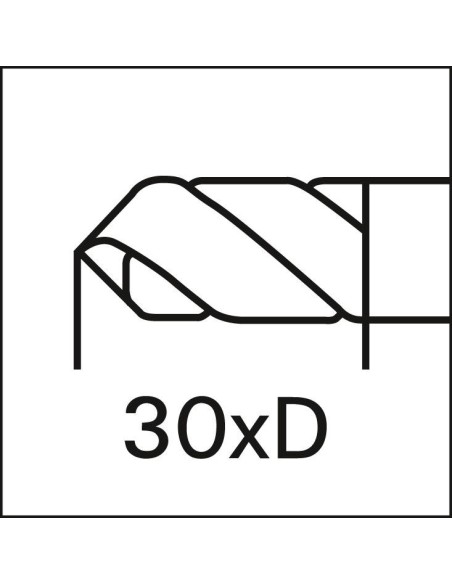 Brocas espirales MDI 9,8mm 30xD rfr i HA SUPRAFORMAT GT